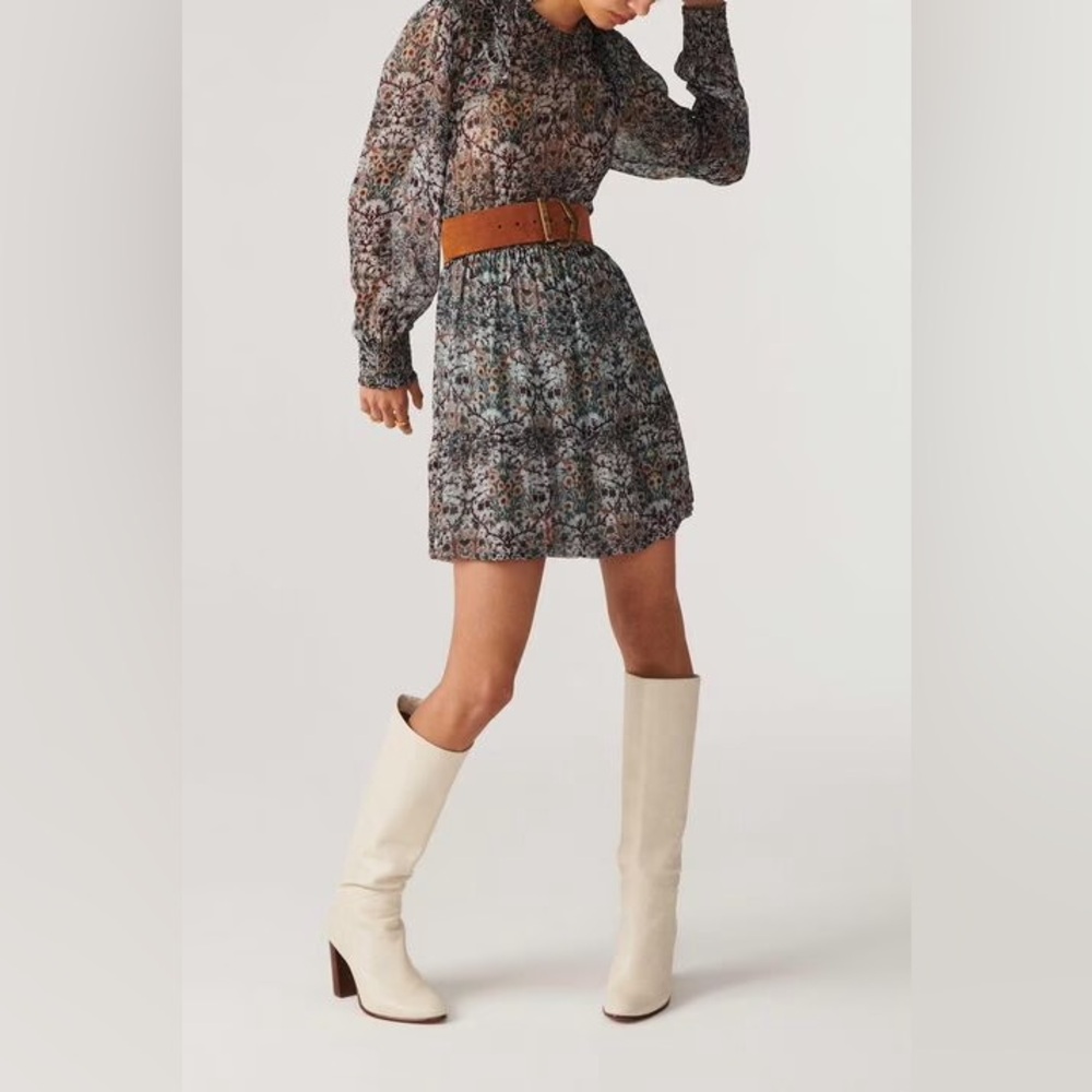 Ba&sh Presley Floral Dress, Size S. Brand New